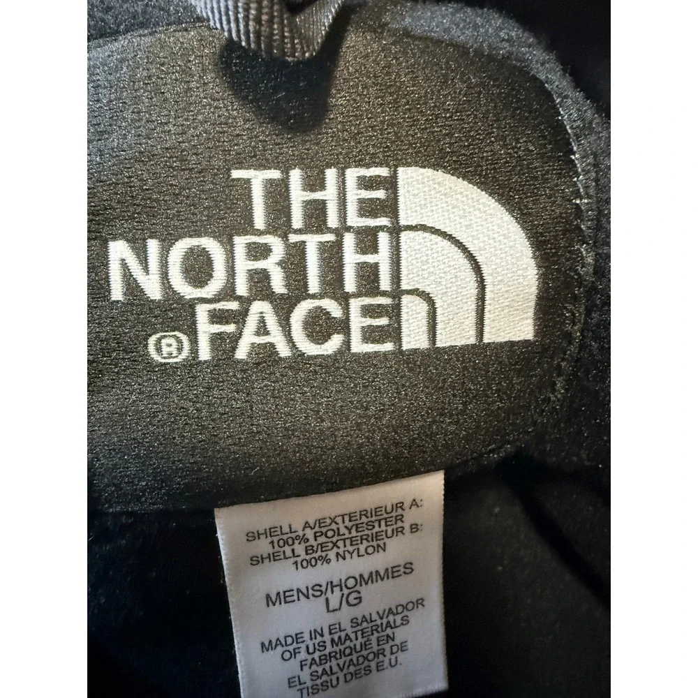 THE NORTH FACE Denali - Men's Polartec Fleece Vest - Grey Black Full Zip - Large